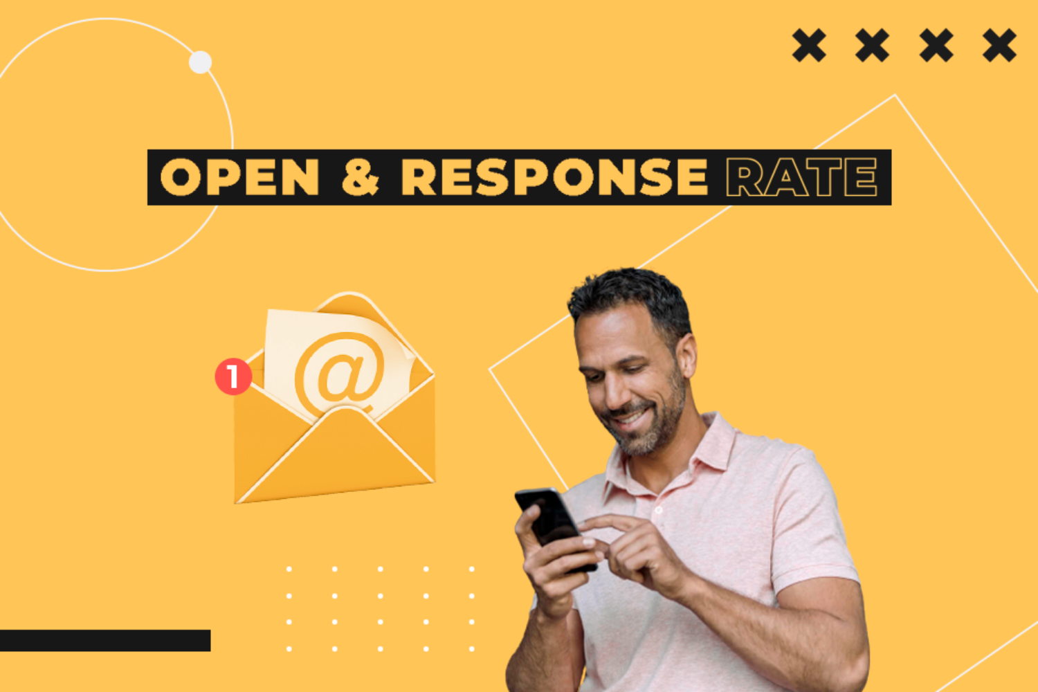 A man with a mobile smiling