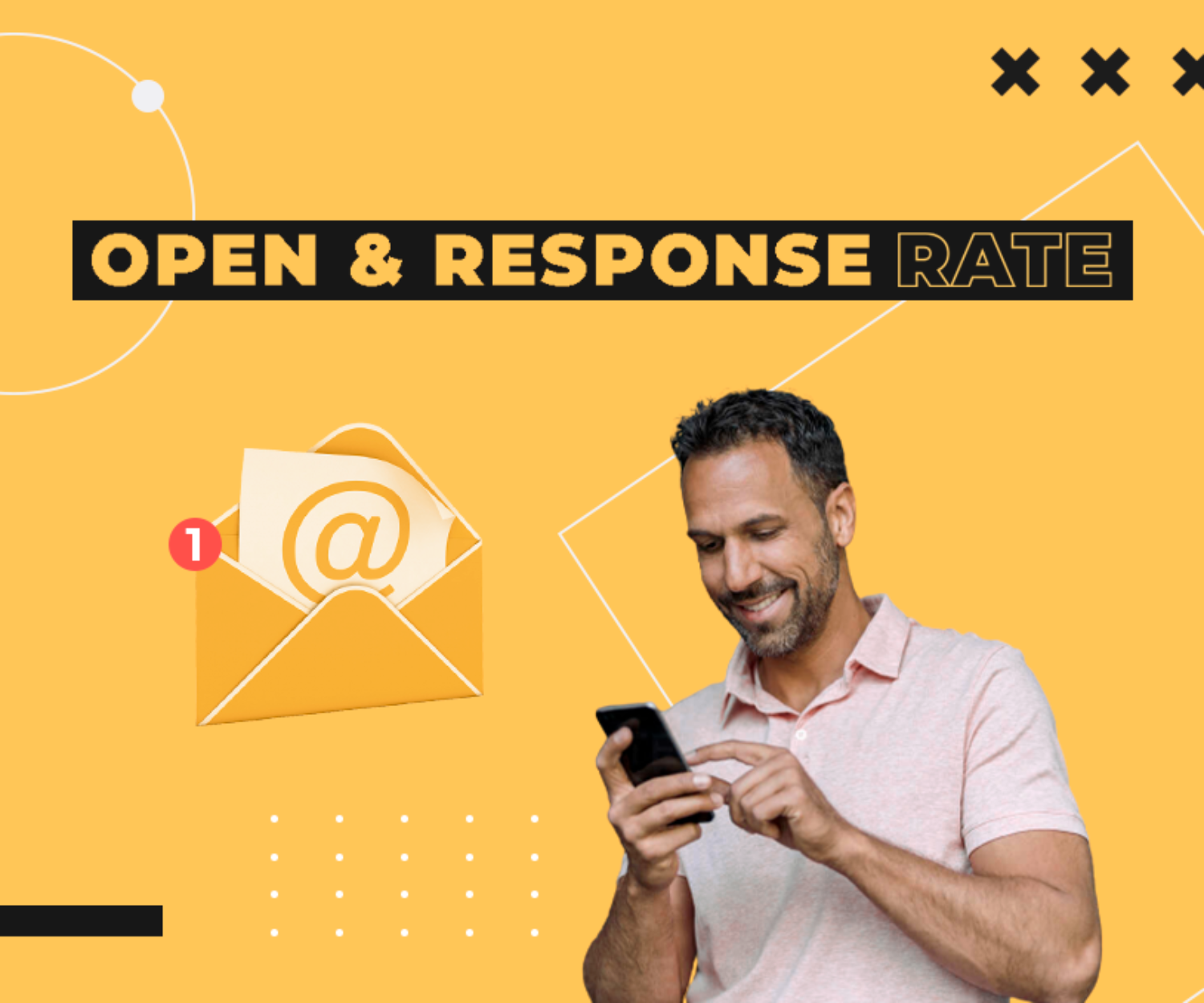 A man with a mobile smiling