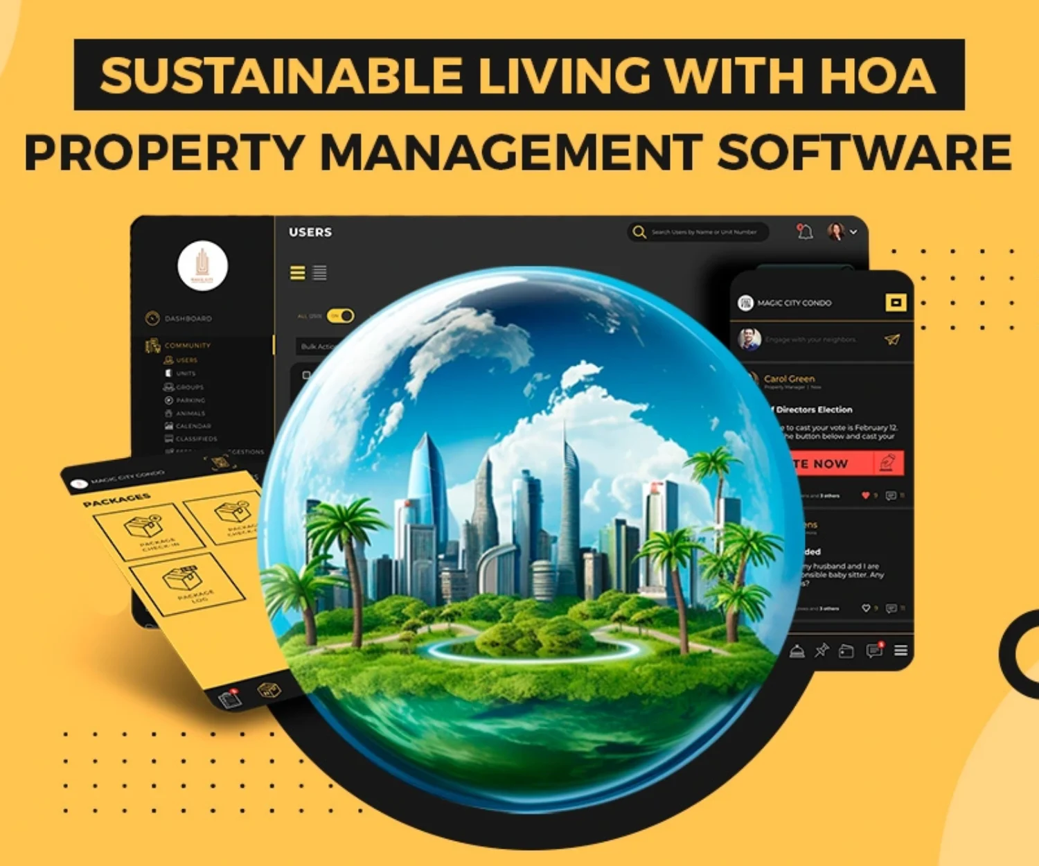 Sustainable Living with HOA Property Management Software
