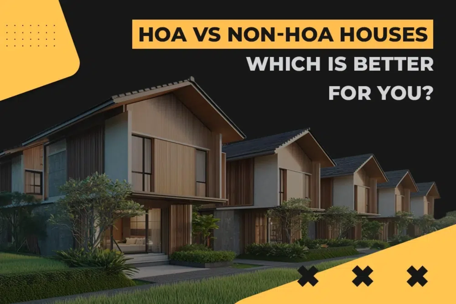 HOA vs Non-HOA Houses